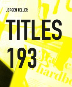 Titles 193 - Jørgen Teller - Bog