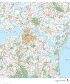 Trap Danmark: Falset kort over Aalborg Kommune i plastlomme (Bog)
