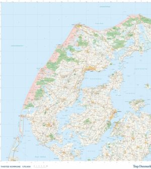 Trap Danmark: Kort over Thisted Kommune (Bog)