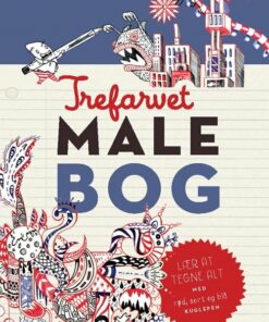 Trefarvet Malebog - Sarah Skeate - Bog