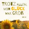 Trotz allem mein Glück war gross (E-bog)