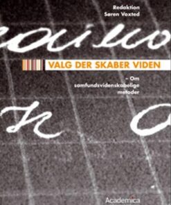 Valg der skaber viden (Bog)