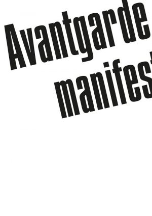 Avantgardemanifester - Mikkel Bolt - Bog