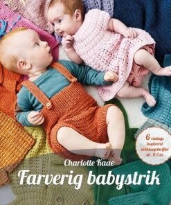 Farverig Babystrik - Charlotte Kaae - Bog