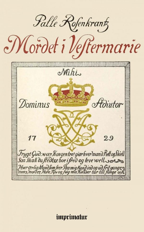 Mordet I Vestermarie - Palle Rosenkrantz - Bog