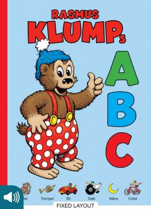 Rasmus Klumps ABC (E-bog)