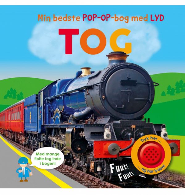 Min bedste pop-op-bog-bog med lyd: Tog (Bog)