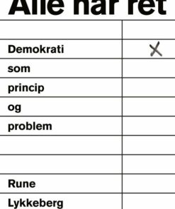 Alle Har Ret - Rune Lykkeberg - Bog